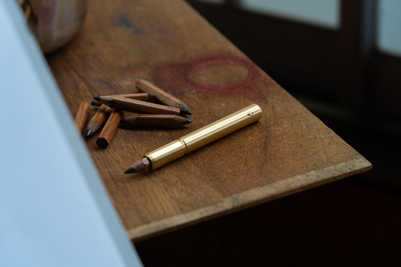 8B pencil leather cap